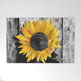Sunflower Welcome Mat