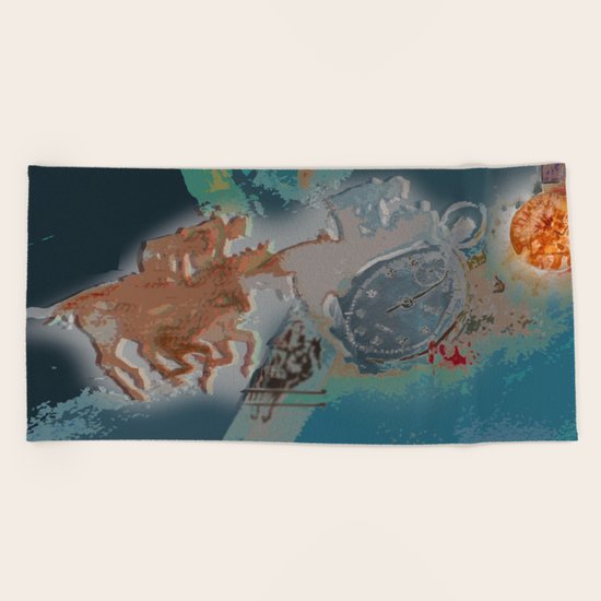 Riders II Beach Towel