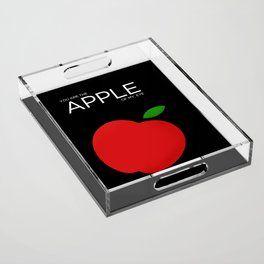 You Are The Apple of My Eye Acrylic Tray