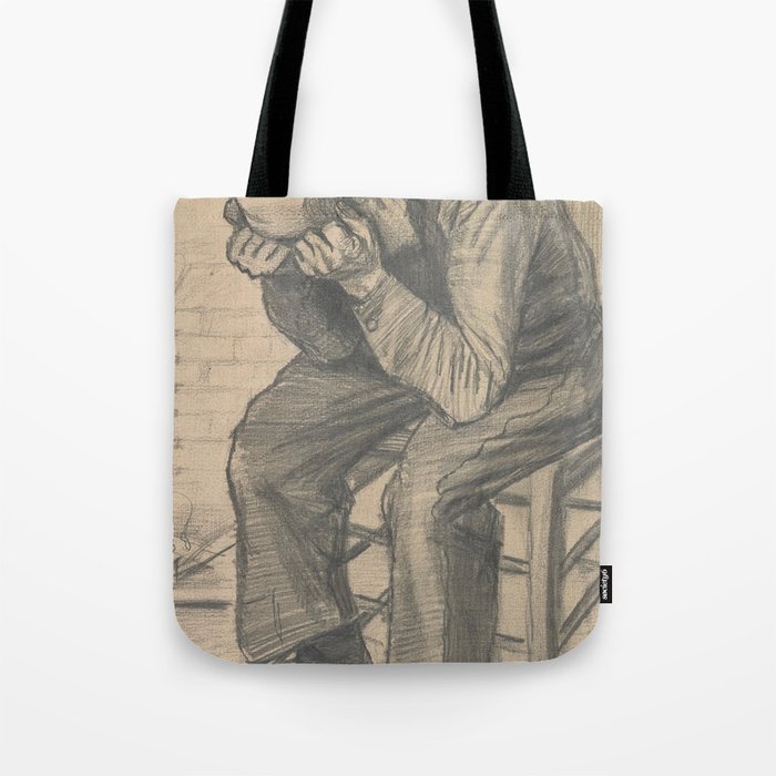 Van Gogh - Old Man with his Head in his Hands (At Eternity's Gate) Tote Bag