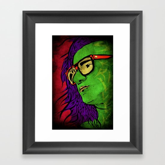 Skrillex Framed Art Print