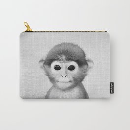 Baby Monkey - Black & White Carry-All Pouch