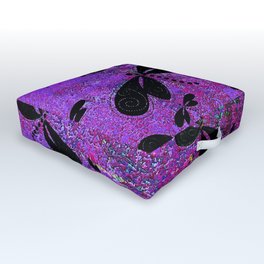 DragonFly Purple Outdoor Floor Cushion