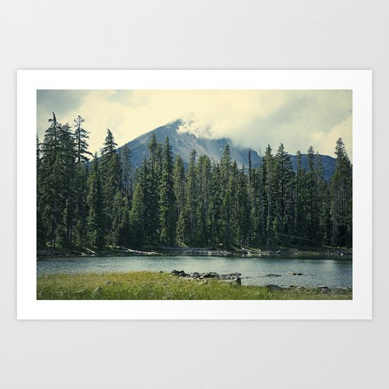 Mt Mcloughlin Art Print