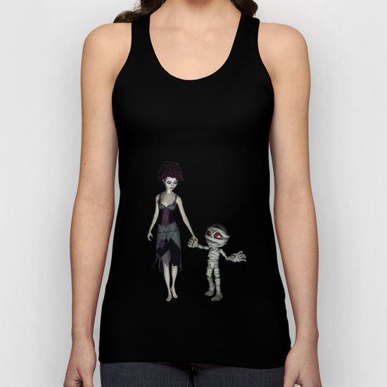 Halloween love Unisex Tank Top