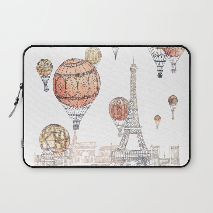Voyages Over Paris ~ Refresh Laptop Sleeve