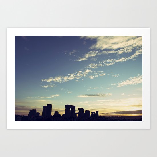 Summer Solstice at Stonehenge Art Print