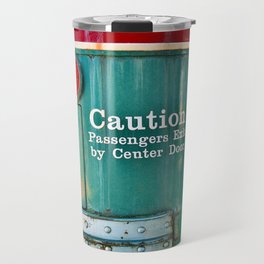 Caution Travel Mug