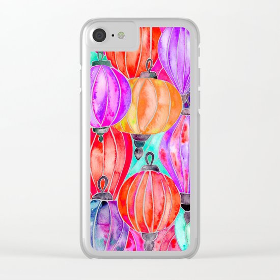 Vietnamese Lanters – Tertiary Palette Clear iPhone Case