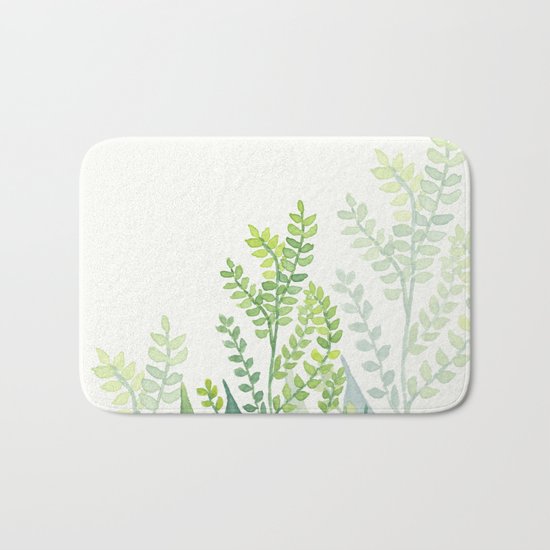 Botanical vibes 06 Bath Mat