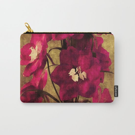 Vintage Flowers Carry-All Pouch