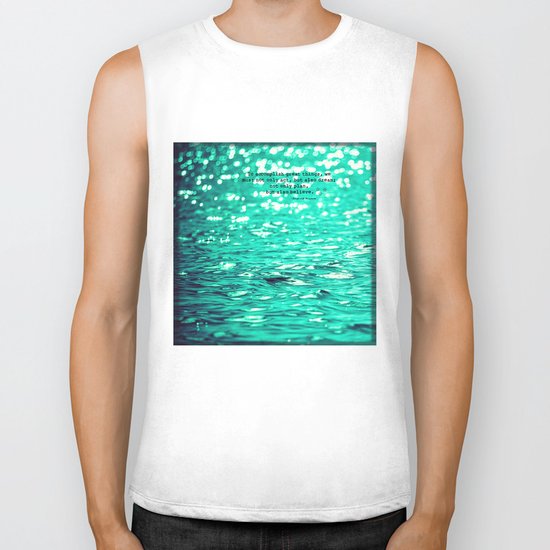 dream and believe Biker Tank