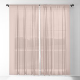 Cinnamon Whip Tan Sheer Curtain