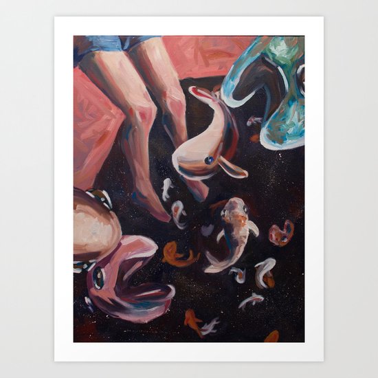 SpaceFish Art Print
