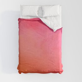 PinkOrange Gradient Comforter
