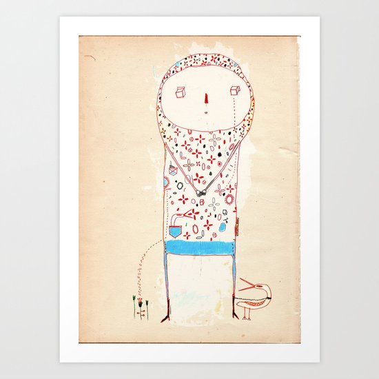 waiting Art Print