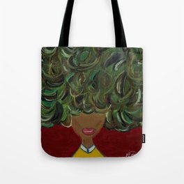 Kijani Afro Lady Tote Bag