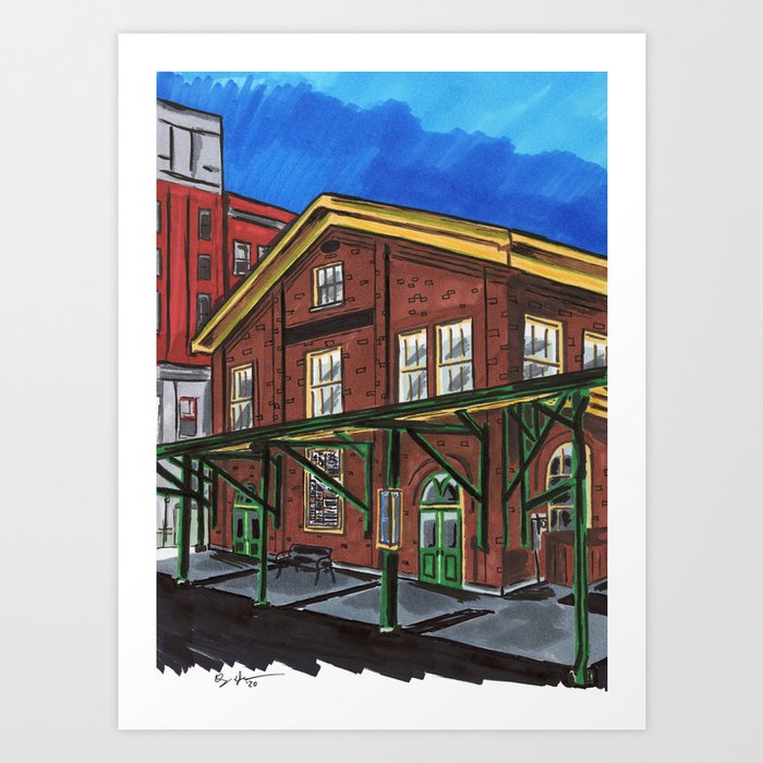 Market House-1 Art Print