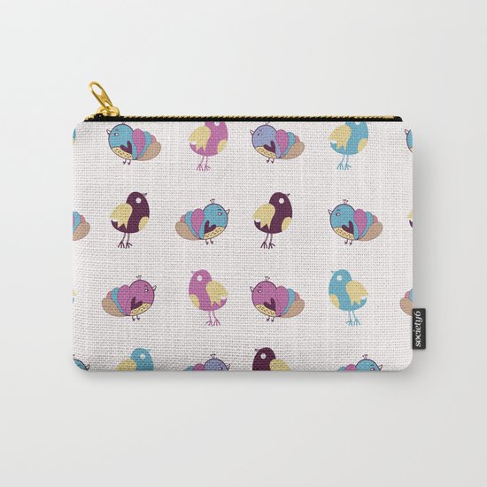 Cute Birds Pattern Carry-All Pouch