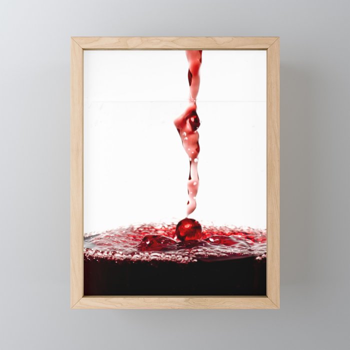 Red Wine Framed Mini Art Print