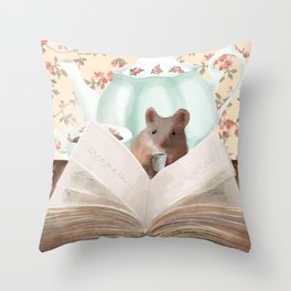 The English Mouse Throw Pillow