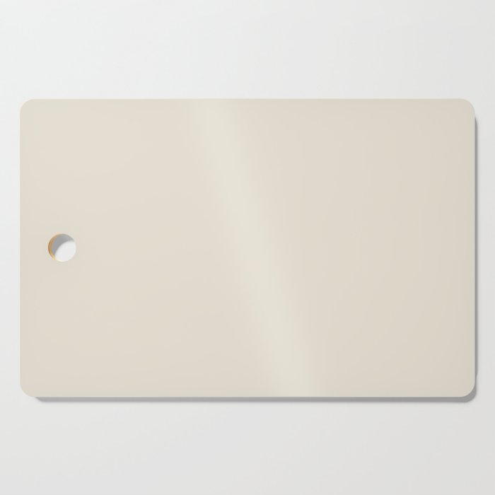 Off White Cream Solid Color Pairs PPG Milk Paint PPG1098-1 - All One Single Shade Hue Colour Cutting Board