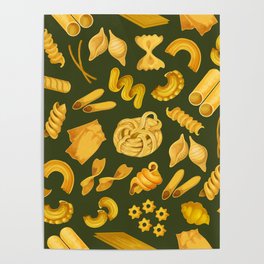 Pasta Pattern  Poster