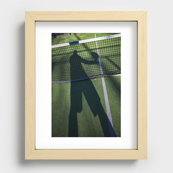 Paddle tennis Recessed Framed Print
