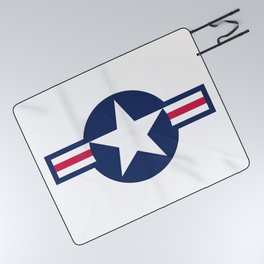 US Air force insignia Picnic Blanket