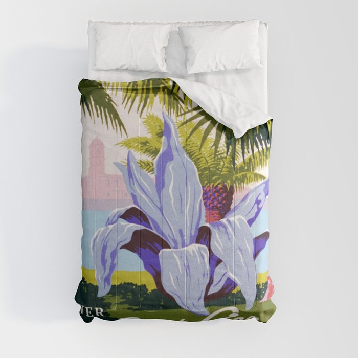 Vintage poster - Puerto Rico Comforter