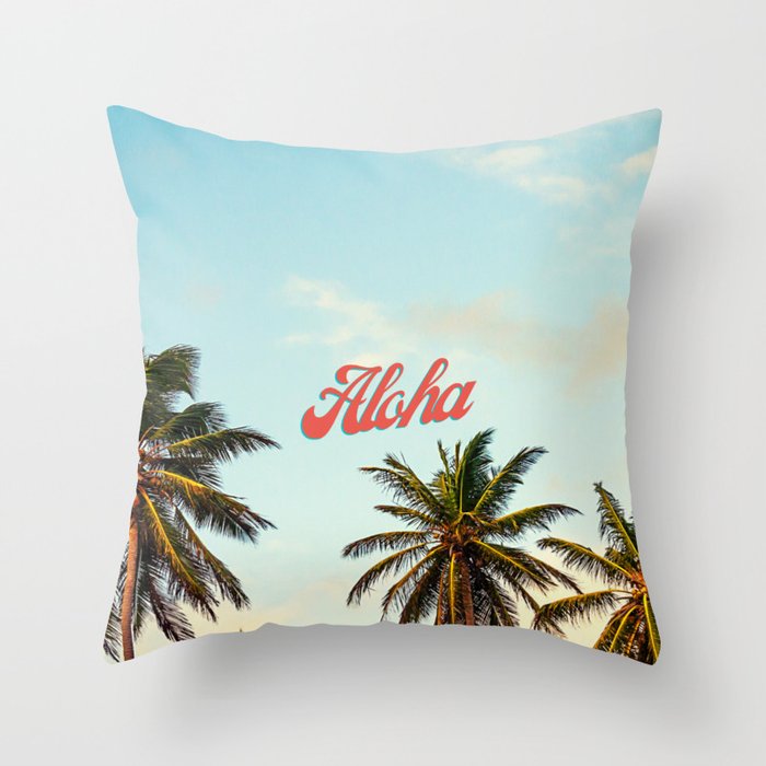aloha Throw Pillow