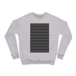 Luxury silver metal stripes Crewneck Sweatshirt