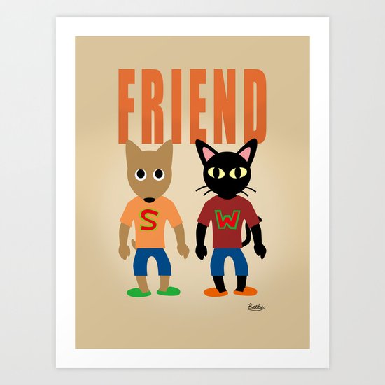 Friend Art Print