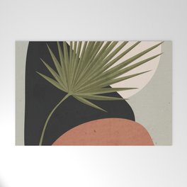 Tropical Leaf- Abstract Art 5 Welcome Mat