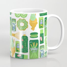 Matcha Green Tea Snacks Mug