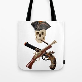 pirate icon and death Tote Bag