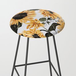 Sunflowers meadow A Bar Stool