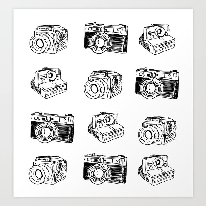 Film Camera Print Art Print