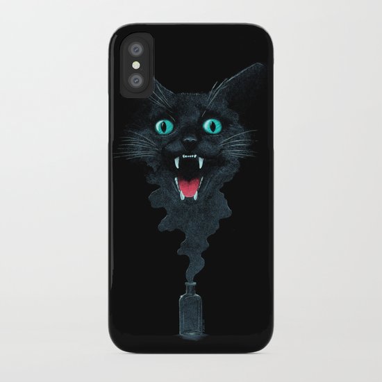 Black Cat Magic iPhone Case