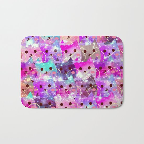 lovely cats-3 Bath Mat