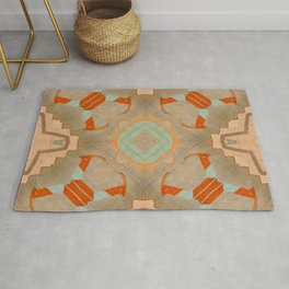 faded tribal pattern Area & Throw Rug
