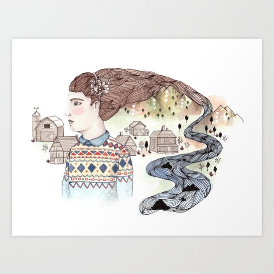 Cold Water Art Print