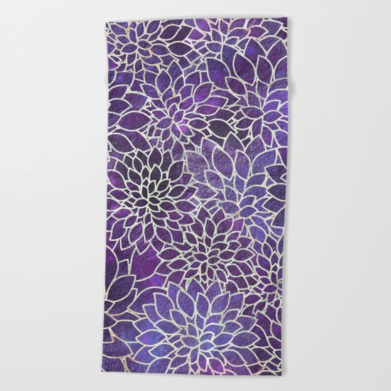 Floral Abstract 13 Beach Towel