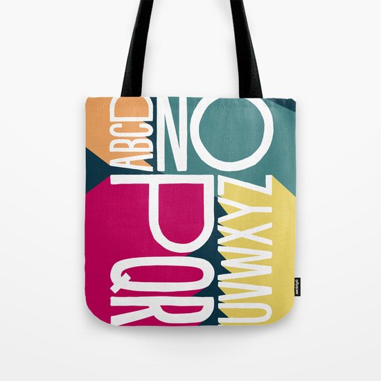 ALPHABET 1 Tote Bag