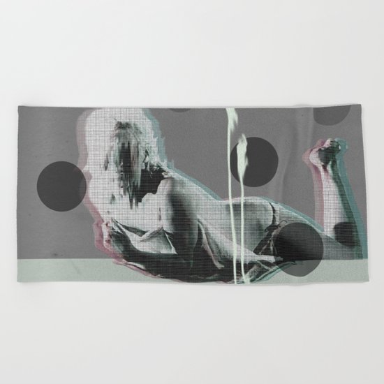 wash my soul Beach Towel