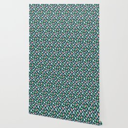 Leafy Grid Wallpaper