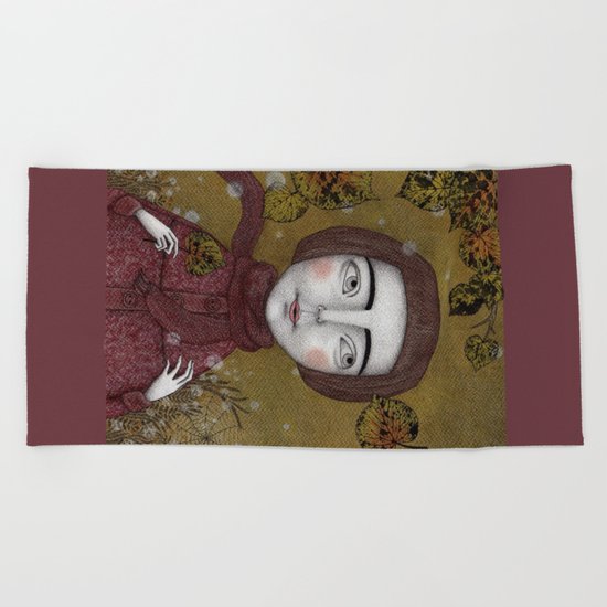 October Beach Towel