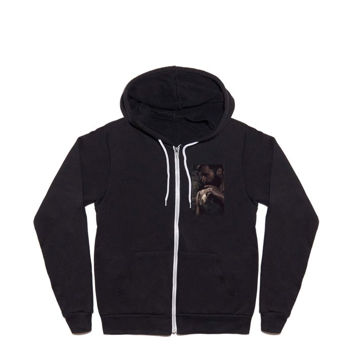 in darkness, there is light Full Zip Hoodie