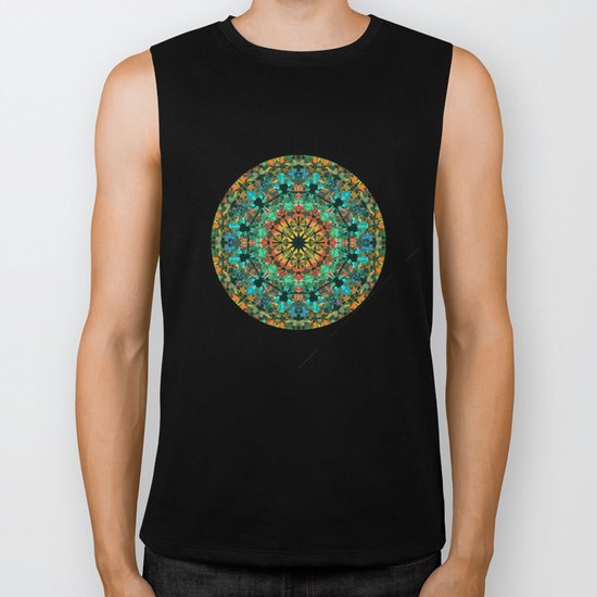 Kaleidoscope Biker Tank