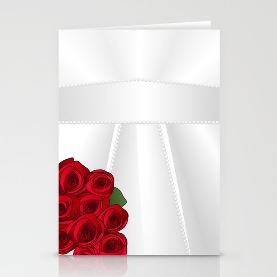 Bride&Groom/Bride's Dress Stationery Cards